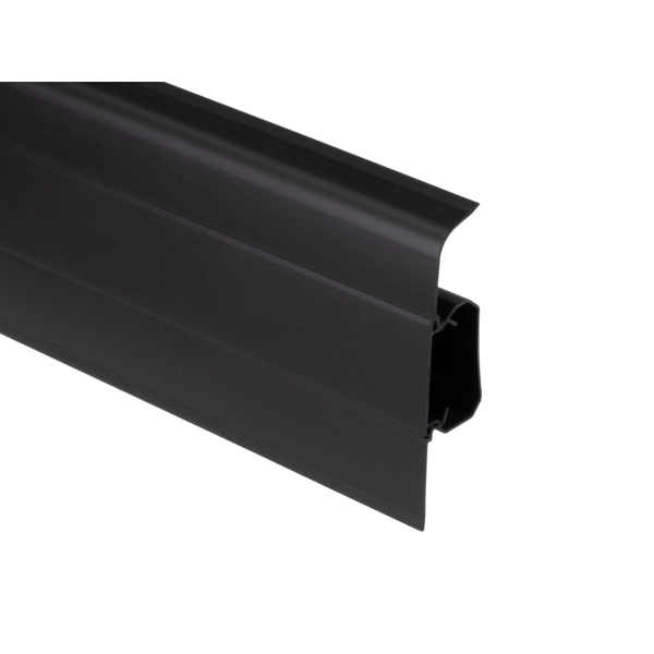 Listwa przypodłogowa SG75 2,2m Czarny Gładki